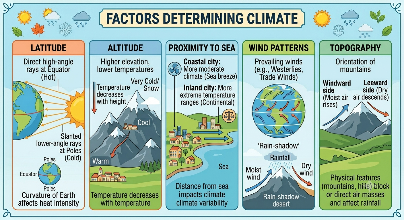 Factors Determining Climate