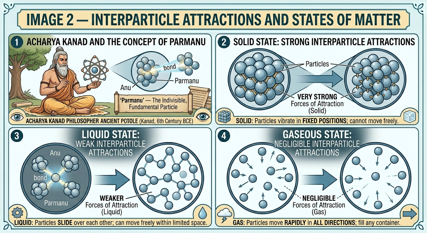 Interparticle Attractions States of Matter