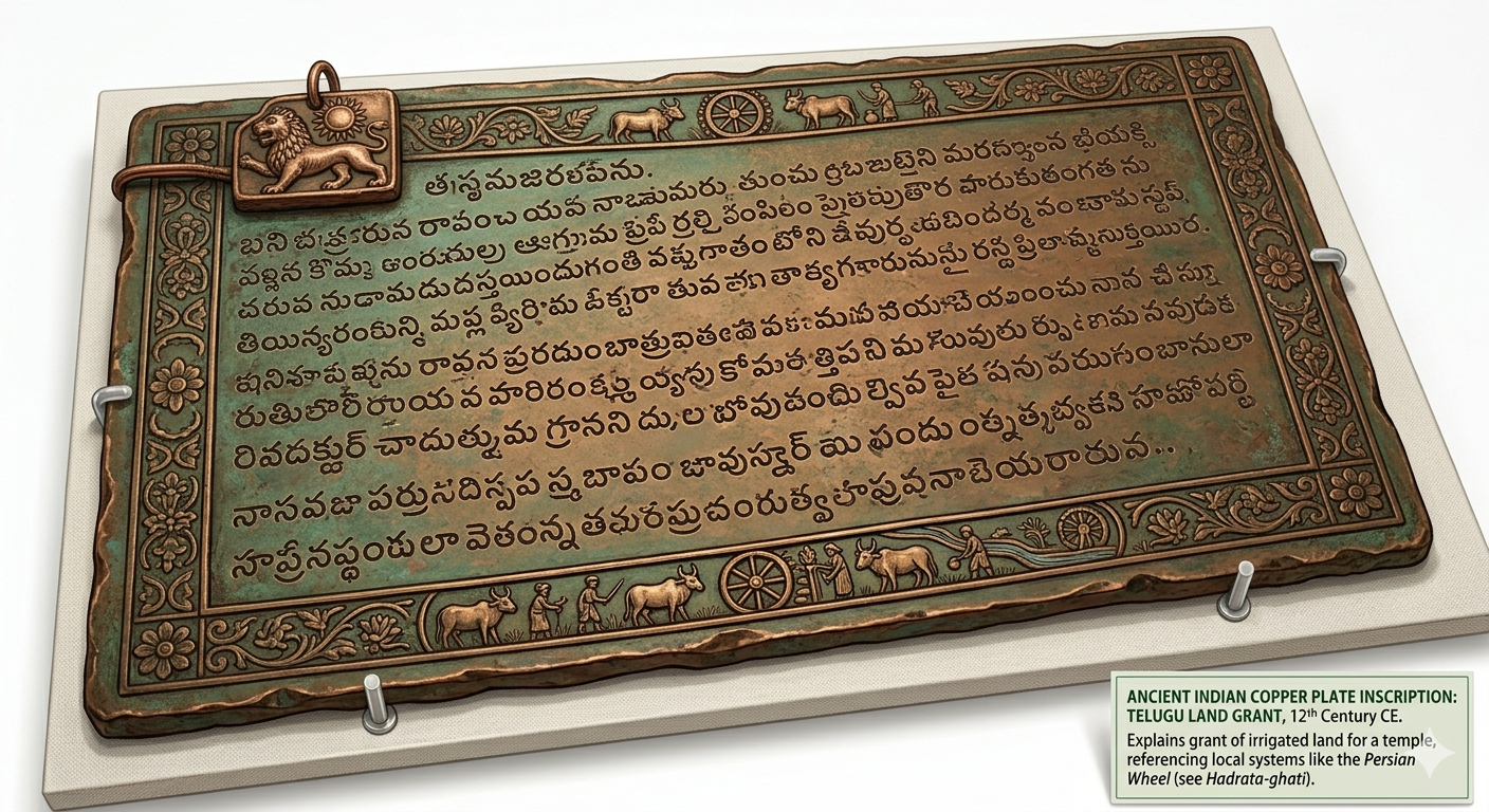 Vijayanagara copper plate land grant