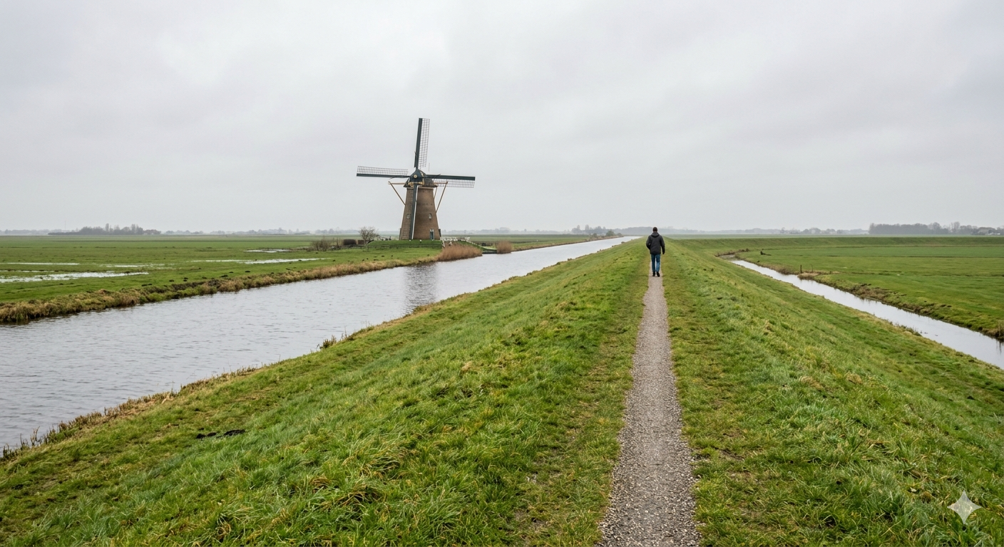 Dikes in Netherlands