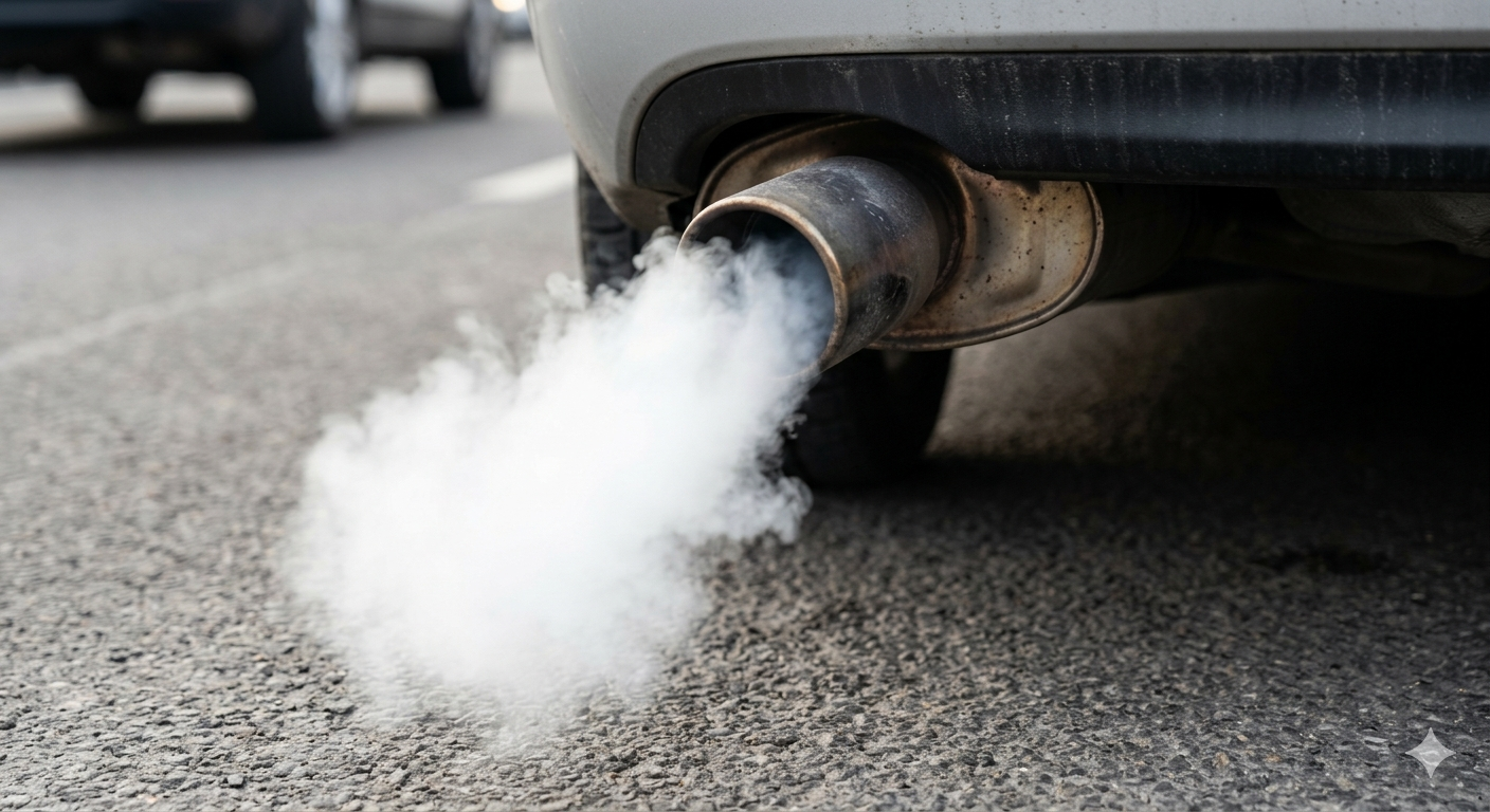 Vehicle exhaust pollution