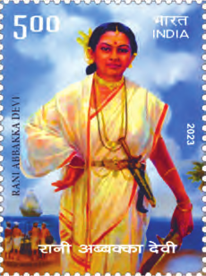 Rani Abbakka Chowta postage stamp