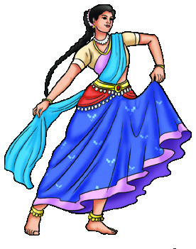 Classical dance pose