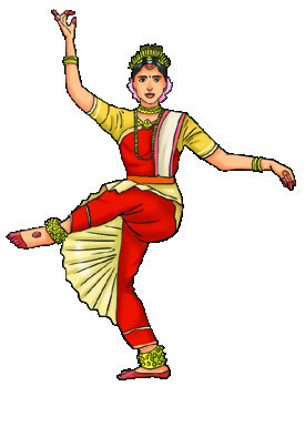 Classical dance pose