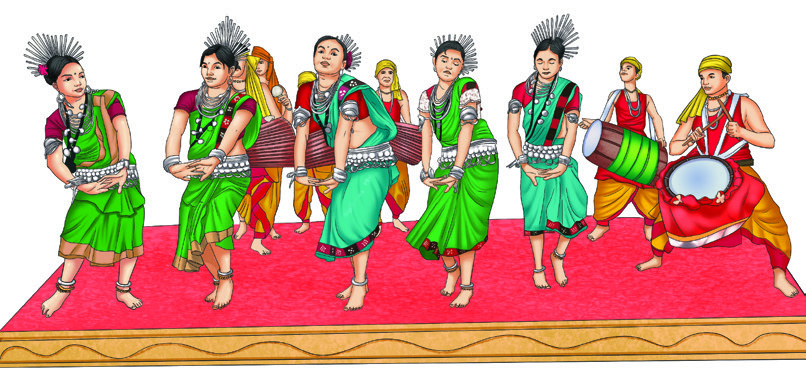 Tribal dance of India