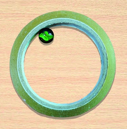 Fig 4.24: A marble moving inside a ring