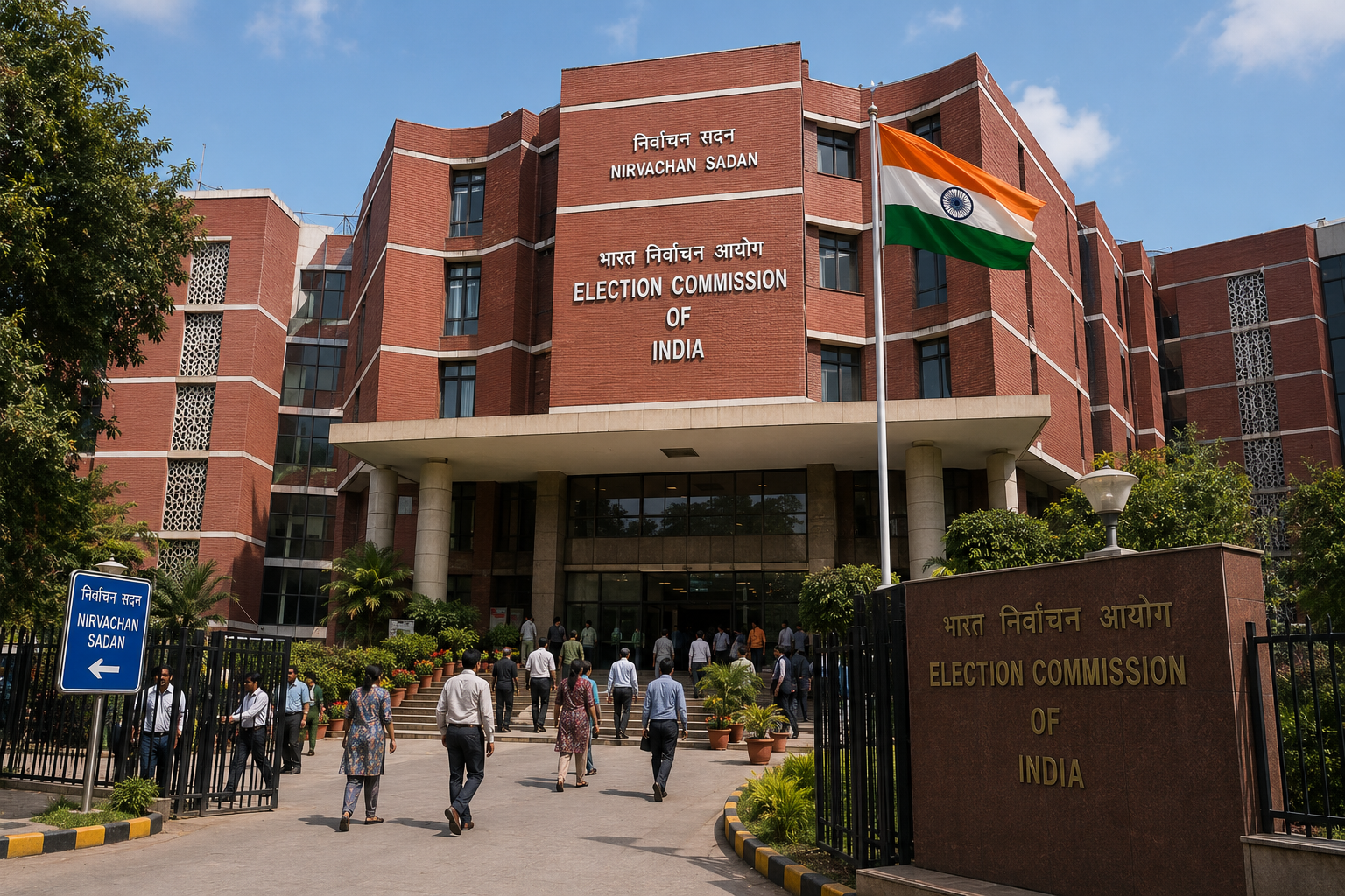 Election Commission of India office building in Delhi