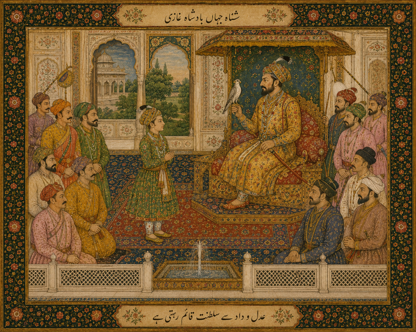 Aurangzeb court painting 17th century