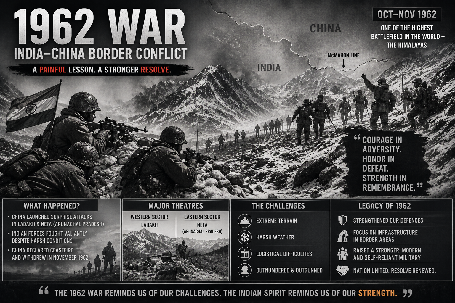 India China 1962 war Himalayan border historical dispute