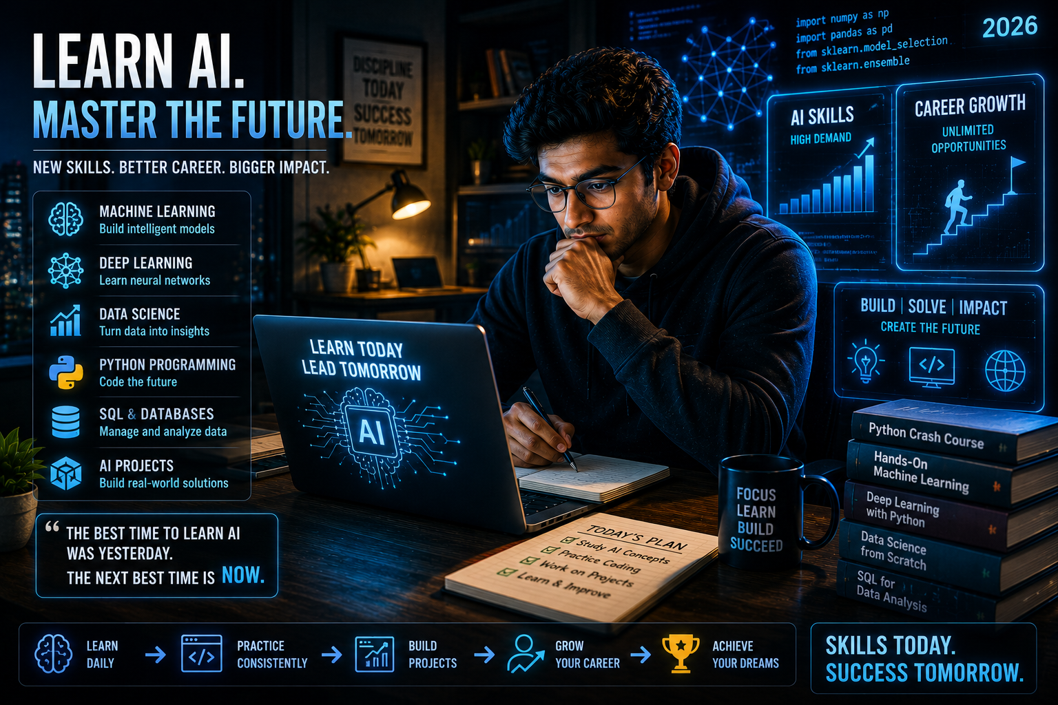Indian IT professional AI machine learning data science skills 2026