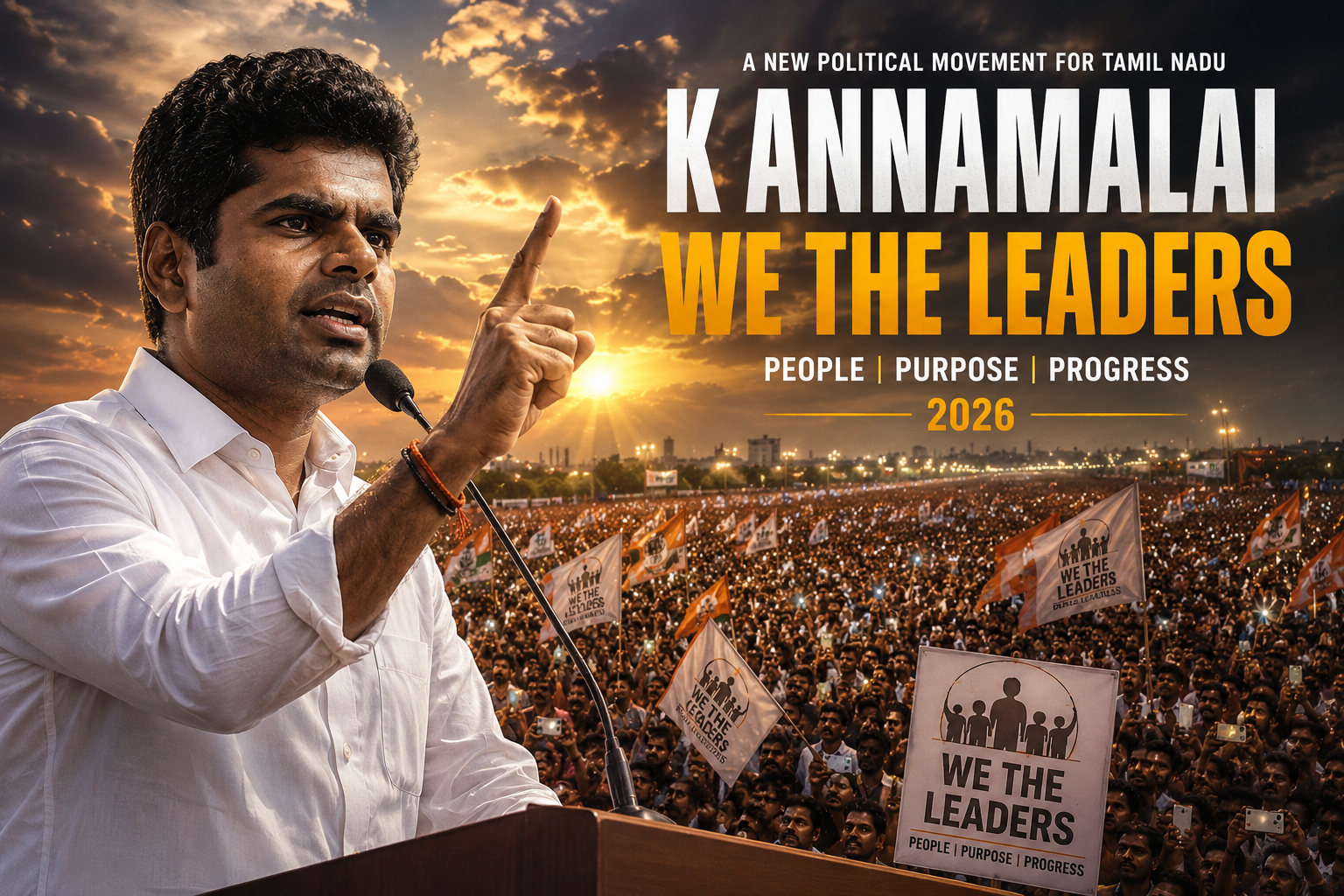 K Annamalai We The Leaders new political movement Tamil Nadu 2026