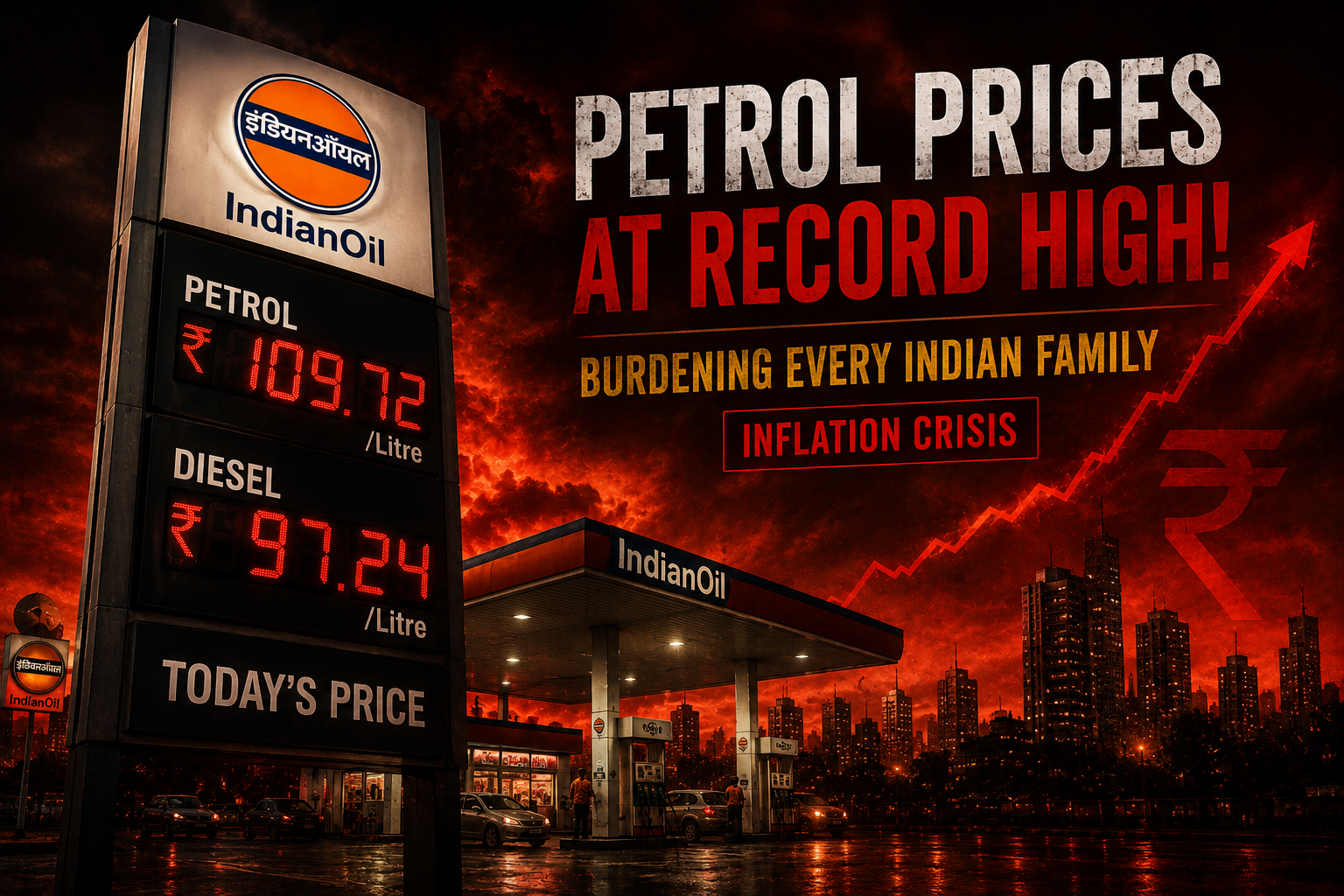 India petrol price hike 2026 crisis