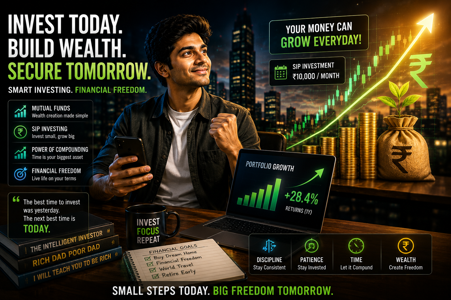 Investing for beginners India 2026 mutual funds SIP wealth creation