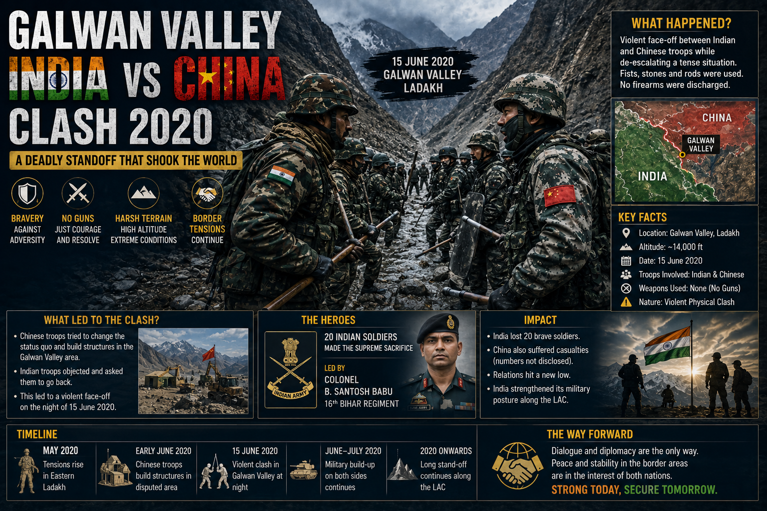 Galwan Valley India China clash 2020 Ladakh soldiers