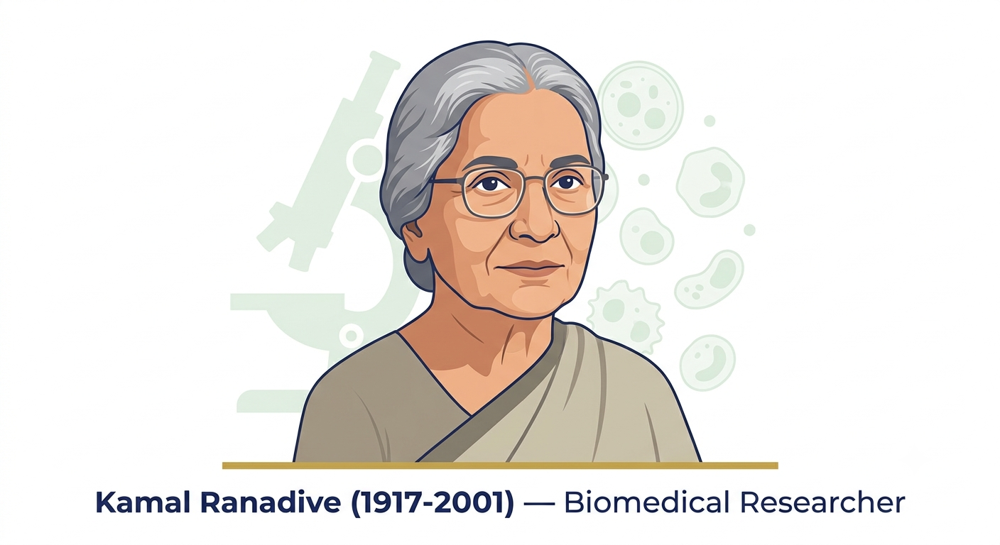 Kamal Ranadive, Indian biomedical researcher