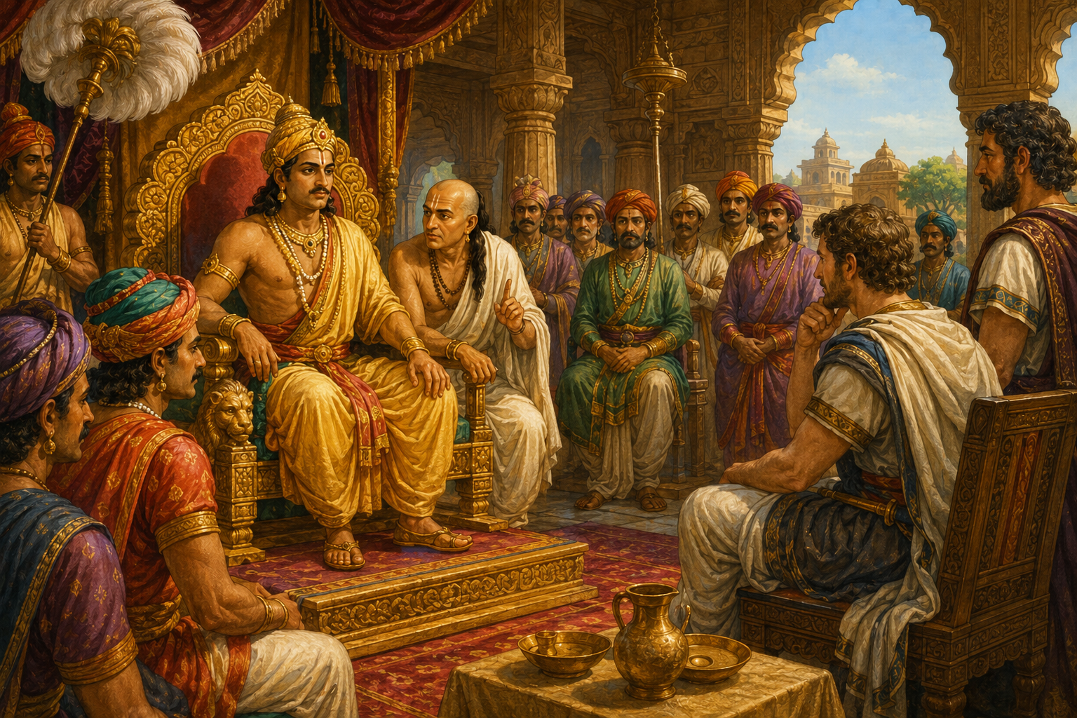 Megasthenes in the court of Chandragupta Maurya