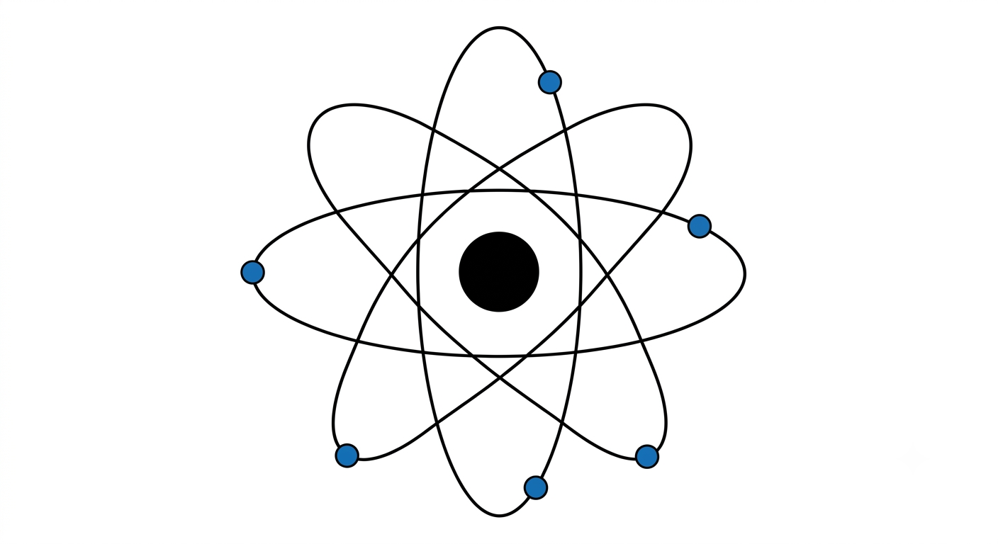 Planetary model suggested by Rutherford