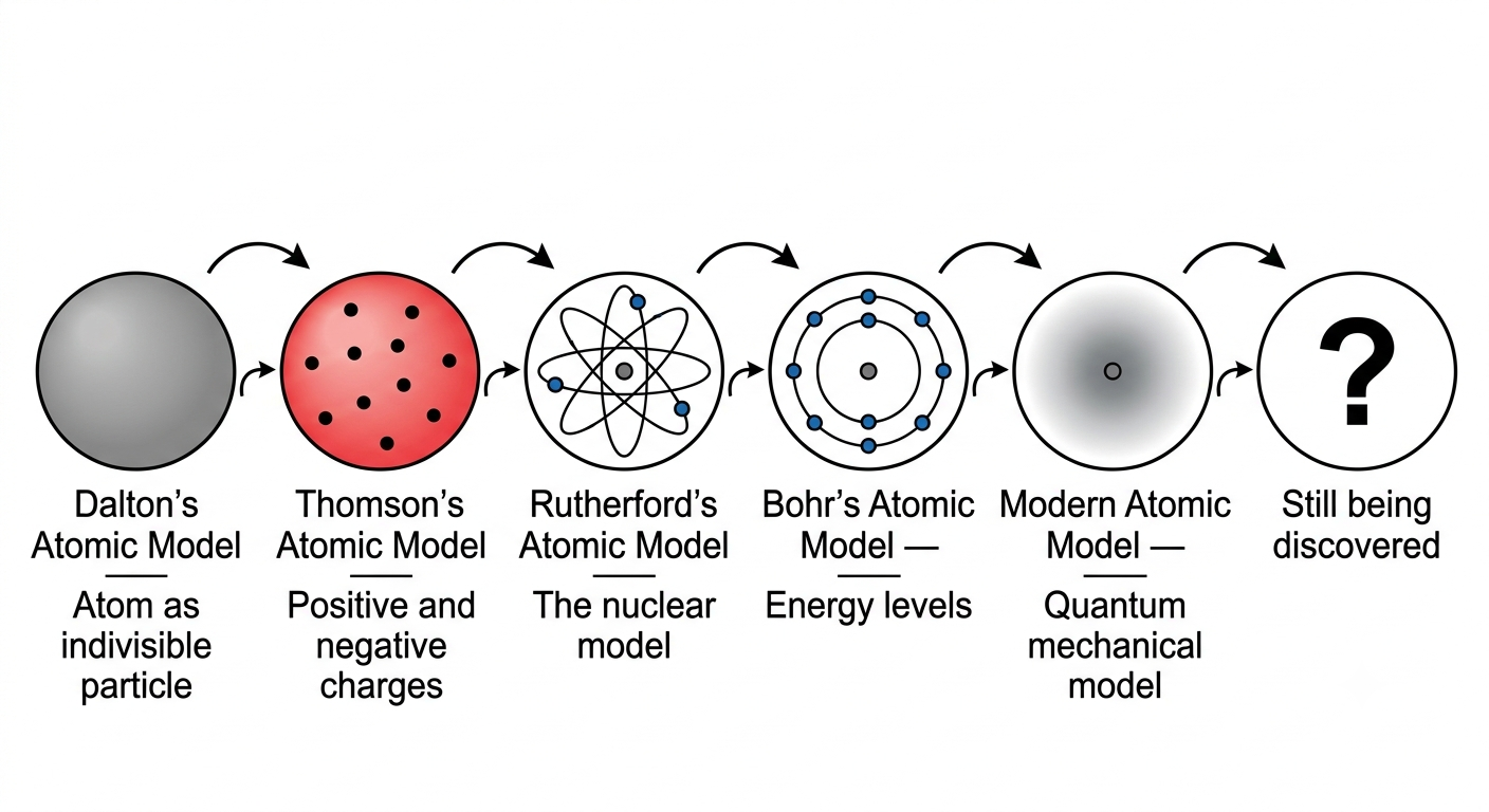 Journey of the development of atomic models